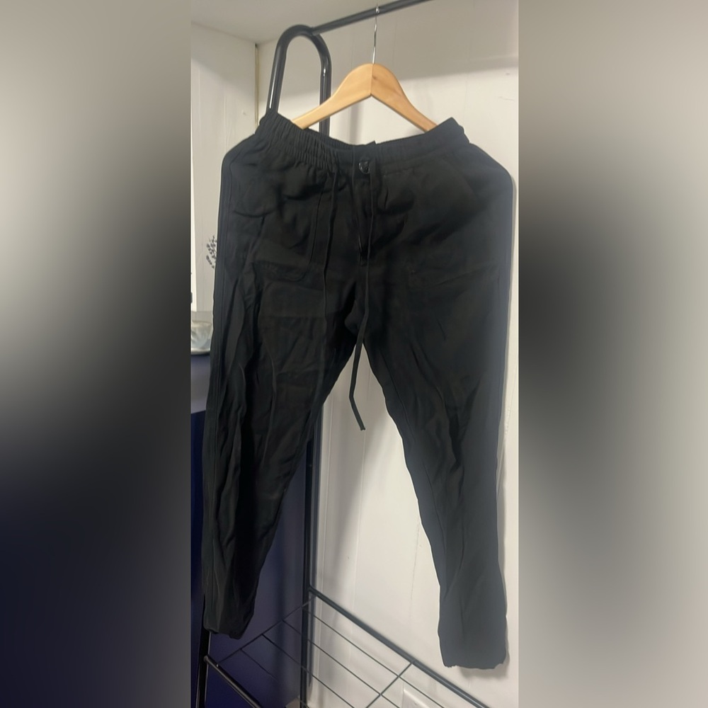 Tahari Women's Black & Tan Drawstring Pants (PRICE FOR BOTH)